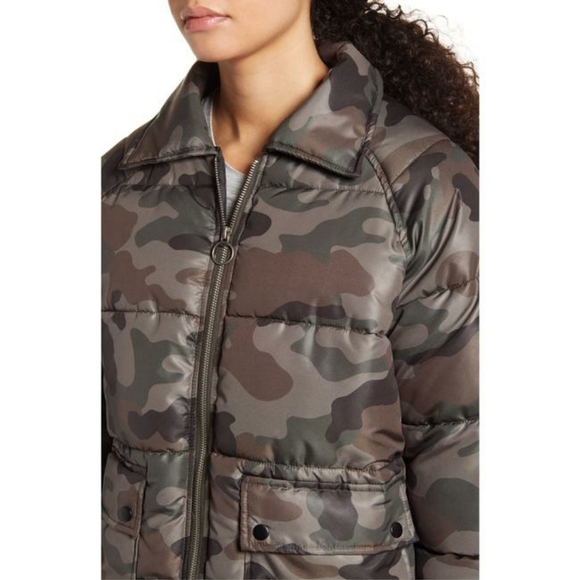 BP. Printed Puffer Jacket Woman's Size XXS - Picture 4 of 6